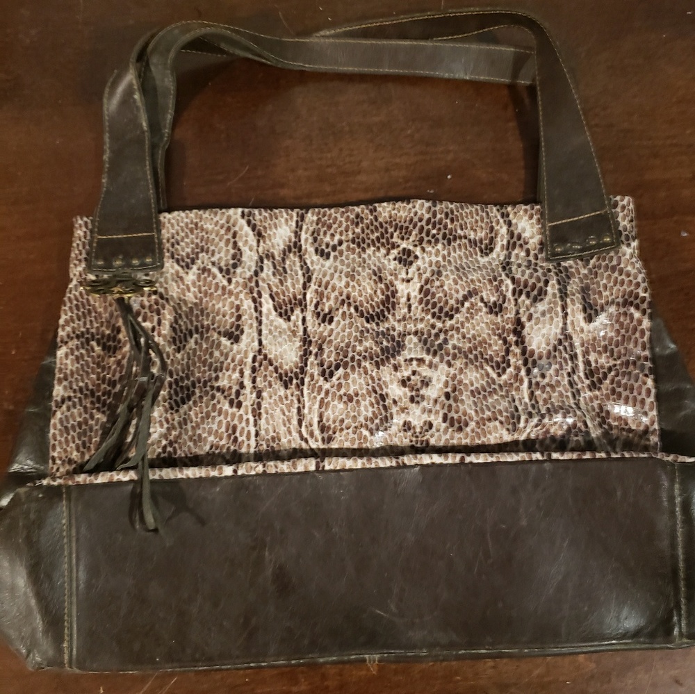 Genuine Leather Ferchi Handbag